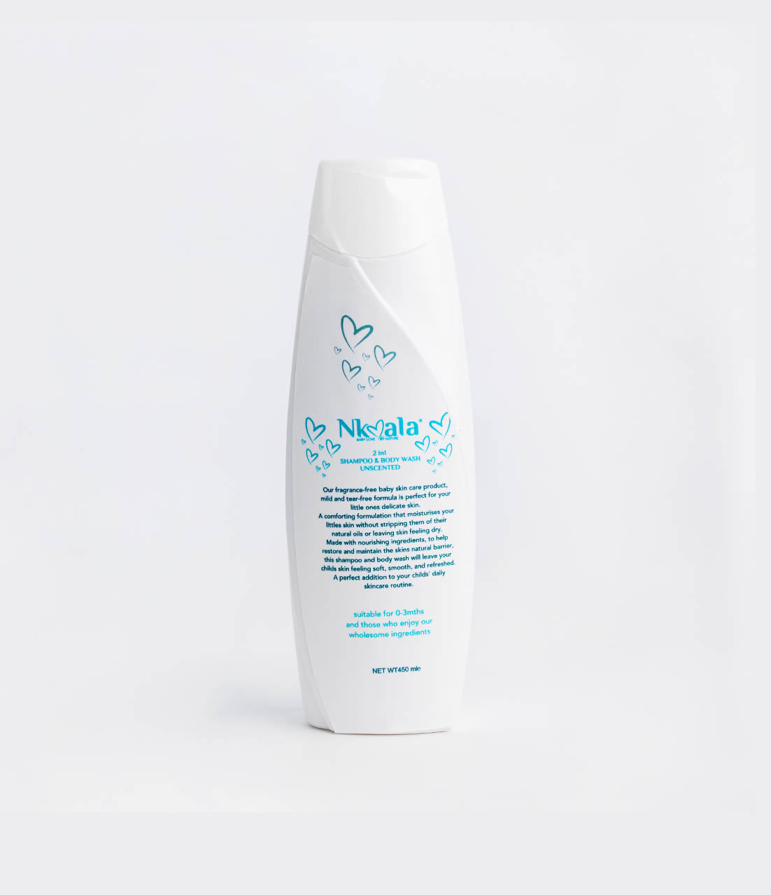 2 in 1 shampoo & body wash (unscented)